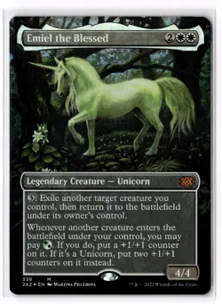 Emiel the Blessed (Borderless) 338 Double Masters 2022 Foil LP - Image 1