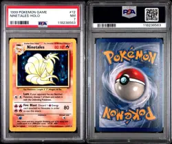 1999 Pokemon Base Set Ninetales Holo #12 – PSA 7 NM – WOTC Vintage - Image 3
