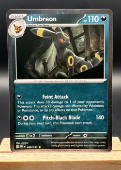 Umbreon 059/131 Cosmo Holo Promo Prismatic Evolutions Costco Tin Pokemon TCG NM - Image 1