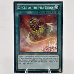 Yugioh - Circle Of The Fire Kings (Super Rare) (1st Edition) SDOK-EN023 NM HOLO - Image 1
