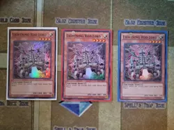 YUGIOH 3X LIGHTNING ROD LORD SECE-EN037 SUPER 1ST ED NM - Image 1