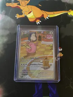 Pokemon TCG Chansey Illustration Twilight Masquerade Card 187/167 NM/M Condition - Image 1