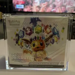 Prismatic evolutions elite trainer box and acrylic case Pokemon Cards TCG Sealed - Image 1