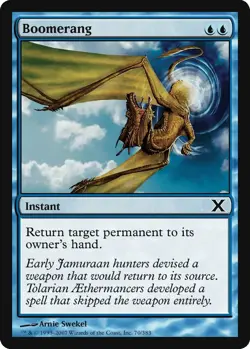 MTG Tenth 10th Edition - Boomerang (x4) NM - Image 1