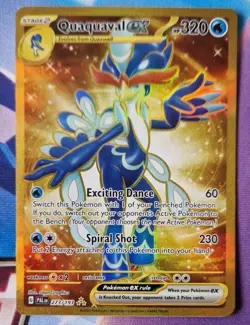 Pokemon TCG Paldea Evolved Quaquaval ex 273/193 Holo Hyper Rare NM-Mint - Image 1