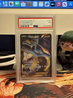 Kingdra EX 122/124 Full Art Fates Collide 2016 Pokemon XY PSA 7 - Image 1