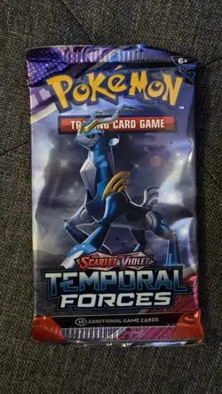 Pokemon Poke Ball Tin w/ Fusion Strike & Temporal Forces Booster Packs Sealed - Image 4