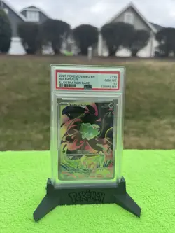 2025 POKEMON MEG EN-MEGA EVOLUTION ILLUSTRATION RARE #133 BULBASAUR PSA 10 - Image 1