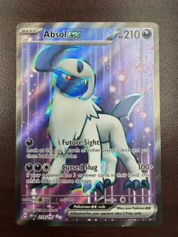 Pokemon TCG Absol ex 214/197 Obsidian Flames Full Art Ultra Rare Holo - Image 1