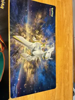 Pokemon TCG Playmat Set - 2 - Charizard Blastoise Venusaur Standard and Arceus - Image 2