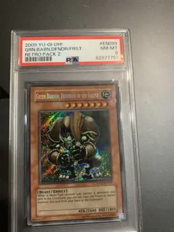 Yugioh Retro Pack 2 Green Baboon Secret Rare Unlimited Edition Psa 8 - Image 1