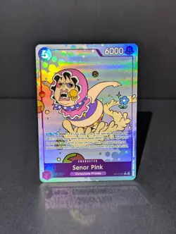 One Piece -TCG- Senor Pink (Parallel) OP10-067 Royal Blood Foil -NM- - Image 2