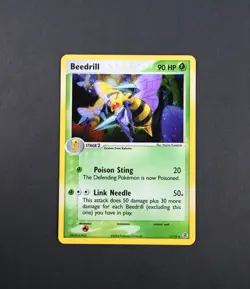 NM Beedrill Holo 1/112 FireRed & LeafGreen (RG) Pokemon Card - Image 1
