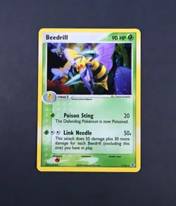 NM Beedrill Holo 1/112 FireRed & LeafGreen (RG) Pokemon Card - Image 3