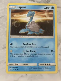 Pokemon Card - Sun & Moon Team Up 31/181 - LAPRAS (rare) - NM/Mint - Image 1