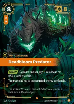 Riftbound Origins - Deadbloom Predator - OGN 161/298 - ENGLISH - FOIL - Image 1