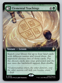 Elemental Teachings FOIL Ext Art - Avatar Last Airbender - MTG - Image 1