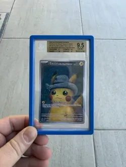 2023 Pikachu with Grey Felt Hat #85 Promo Pokemon x Van Gogh Art Mint BGS 9.5 - Image 1