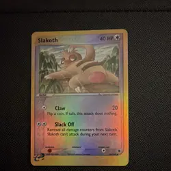 Pokemon Slakoth 45/109 EX Ruby & Sapphire Reverse Holo Basic Normal 40HP 20 - Image 1