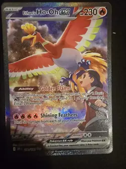 Pokemon TCG Ethan's Ho-Oh EX SIR Destined Rivals - Image 3