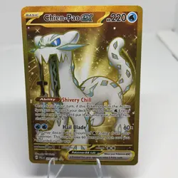 Pokemon TCG Chien-Pao EX Holo Card Sv02: Paldea Evolved 274/193 NM Condition - Image 1