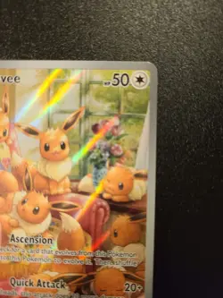 Pokemon TCG Eevee 188/167 Twilight Masquerade Illustration Rare NM Card - Image 2