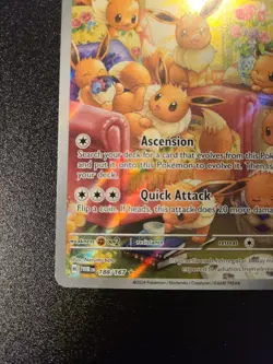 Pokemon TCG Eevee 188/167 Twilight Masquerade Illustration Rare NM Card - Image 4
