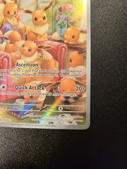 Pokemon TCG Eevee 188/167 Twilight Masquerade Illustration Rare NM Card - Image 5