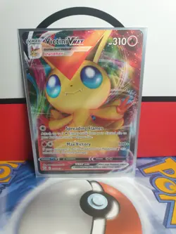 Pokemon TCG Victini VMAX Sword & Shield - Battle Styles 022/163 Holo Ultra Rare - Image 1