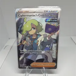 Pokemon TCG Ciphermaniac's Codebreaking 198/162 SV05 Full Art Holo Ultra Rare - Image 1