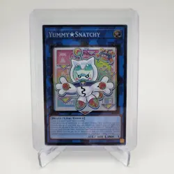 Yugioh! 1x Yummy Snatchy JUSH-EN022 Collector's Rare 1st Ed NM - Image 1