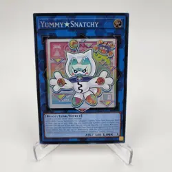 Yugioh! 1x Yummy Snatchy JUSH-EN022 Collector's Rare 1st Ed NM - Image 2
