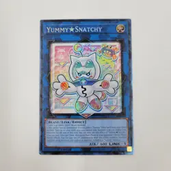 Yugioh! 1x Yummy Snatchy JUSH-EN022 Collector's Rare 1st Ed NM - Image 3