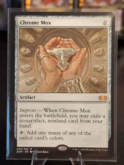 Chrome Mox Mythic Regular Double Masters 2022 English Beautiful Card - Image 1