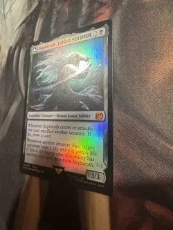 Sephiroth Fabled Soldier Magic the Gathering Card Final Fantasy Foil - Image 2