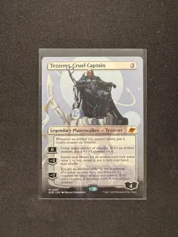 TEZZERET, CRUEL CAPTAIN (BORDERLESS) - Magic: The Gathering - NM/M - Image 1