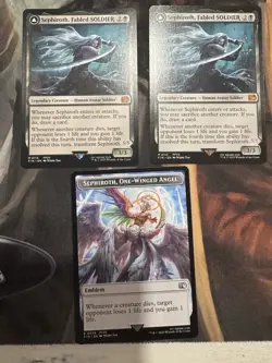 X2 Sephiroth Fabled Soldier/One Winged Angel Final Fantasy And 1 Token - Image 1