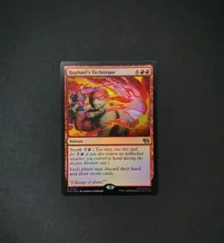 Raphaels Technique mtg Rare Foil 0105 Magic: The Gathering TMNT - Image 1