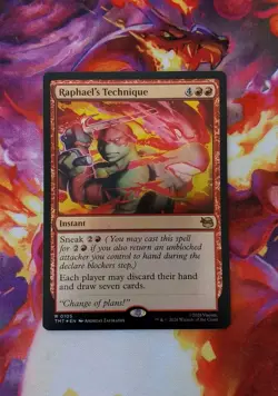 Raphaels Technique mtg Rare Foil 0105 Magic: The Gathering TMNT - Image 5