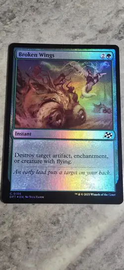 Broken Wings Aetherdrift Foil Instant Common MTG NM - Image 1