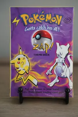 ZAP Theme Deck Pokemon Wizards of the Coast Factory SEALED 1999 Base set - Image 1