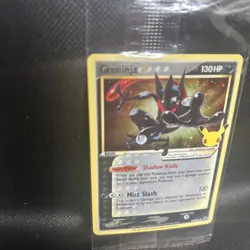 Pokemon Celebrations TCG Greninja Gold Star SWSH144 Black Star Promo Sealed - Image 3