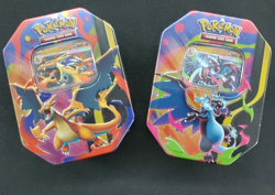 Pokemon TCG: Mega Charizard X and Y Tins Sealed NEW 2026 - Set of 2 - Image 1
