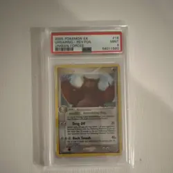 Pokemon Ursaring 18/115 Unseen Forces Reverse Holo Rare PSA 9 Graded 80 HP - Image 1