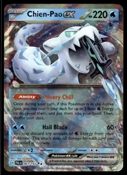 CHIEN-PAO EX - 061/193 Double Rare Paldea Evolved Pokemon NM - Image 1