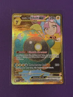 Ionos Bellibolt EX 188/159 - Journey Together Hyper Rare Gold Pokemon Card - Image 1