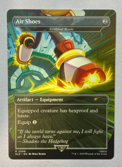 MTG - Secret Lair - Sonic: Turbo Gear - Air Shoes - NM - Image 1
