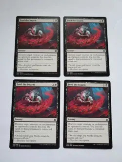 4x Feed the swarm - Zendikar Rising - Near Mint - Magic the Gathering - Image 1