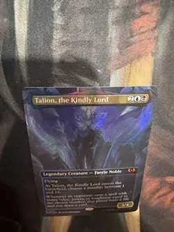 Talion, the Kindly Lord (Borderless) Foil, Near Mint, MTG Wilds of Eldraine - Image 3