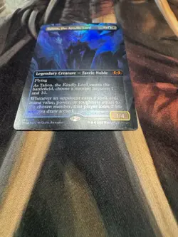 Talion, the Kindly Lord (Borderless) Foil, Near Mint, MTG Wilds of Eldraine - Image 5